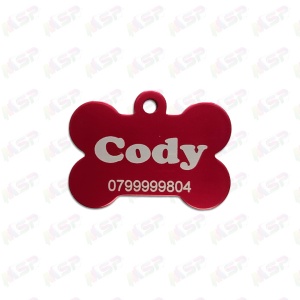 Medalion Câine Personalizat 6 culori