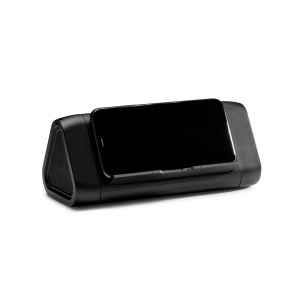 Boxa/Bateria Externa cu incarcare wireless + Stand Telefon - Sakura Negru - Img 2