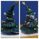 Christmas Tree Mouse figurine