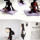 Black Widow Mouse figurine