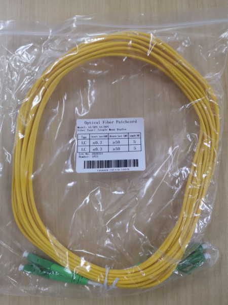 LC\APC – LC\APC 3m : Single Mode Duplex Patchcord