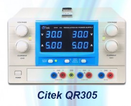 Citek-QR SERIES TRIPLE OUTPUT ADJUSTABLE DC POWER SUPPLY