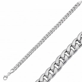 High Polish Cuban Link Sterling Silver Bracelet Stylish Durable