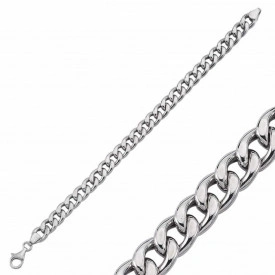 Chunky Cuban Chain Sterling Silver Bracelet Premium Style