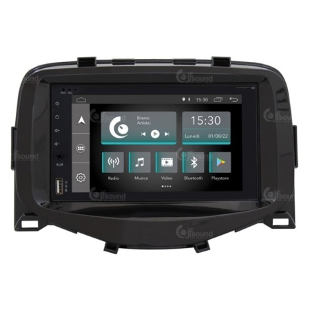 Autoradio per Toyota Aygo dal 2014 al 2021 con Retrocamera Originale JF Sound JF-227-TA-1 - Img 3