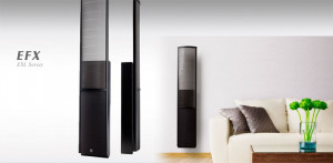 Diffusori Surround Slim da Parete o Pavimento Elettrostatici / Ibridi 3 Vie Hi-Fi Martin Logan EFX - Img 7