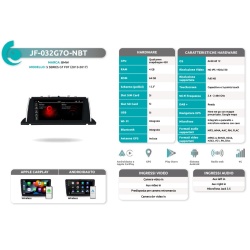 Autoradio per BMW Serie 5 GT F07 dal 2013 al 2017 JF Sound JF-032G7O-NBT - Img 3