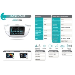 Autoradio per Hyundai Tucson dal 2015 al 2021 JF Sound JF-031HT - Img 2