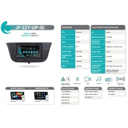 Autoradio per Iveco Daily dal 2012 al 2014 JF Sound JF-227-ID - Img 2