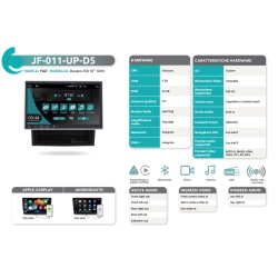 Autoradio per Fiat Ducato 250 dal 2006 al 2010 e dal 2014 JF Sound JF-011-D5 - Img 2