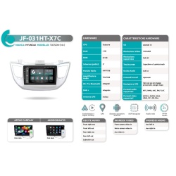 Autoradio per Hyundai Tucson dal 2015 al 2021 JF Sound JF-031HT - Img 4
