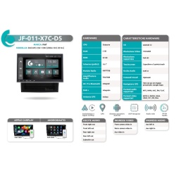 Autoradio per Fiat Ducato 250 dal 2006 al 2010 e dal 2014 JF Sound JF-011-D5 - Img 4