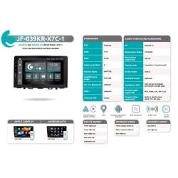 Autoradio per Kia Rio & Stonic dal 2017 con navigatore e retrocamera JF Sound JF-039KR-1 - Img 4