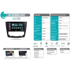 Autoradio per Renault Kadjar dal 2015 al 2019 JF Sound JF-039RK - Img 6