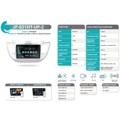 Autoradio per Hyundai Tucson dal 2015 al 2021 con Navi, Retro e Ampli Kenwood di serie JF Sound JF-131HT-2 - Img 2