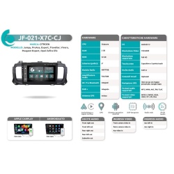 Autoradio 10" per Peugeot Expert & Traveller dal 2016 JF Sound JF-021-CJ - Img 4