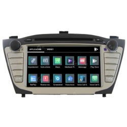 Autoradio CD/DVD per Hyundai IX35 dal 2010 con navi/retro/ampli e lcd grande di serie JF Sound JF-137H5-X9C-2 - Img 2