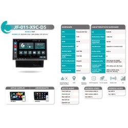 Autoradio per Fiat Ducato 250 dal 2006 al 2010 e dal 2014 JF Sound JF-011-D5 - Img 6