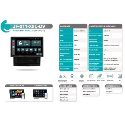 Autoradio per Fiat Ducato 290 dal 2014 JF Sound JF-011-D9 - Img 6