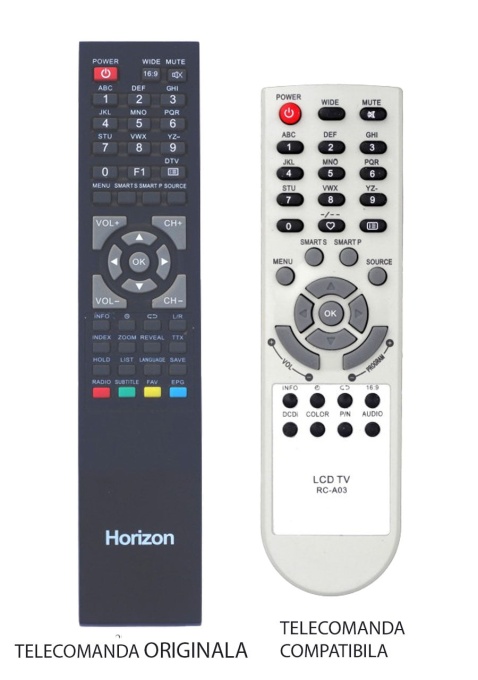 Telecomanda compatibila pentru TV Horizon RC-A03