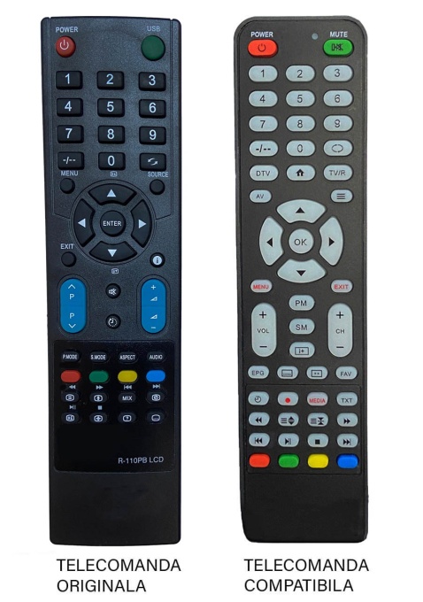 Telecomanda compatibila pentru televizor Daewoo– R-110PB