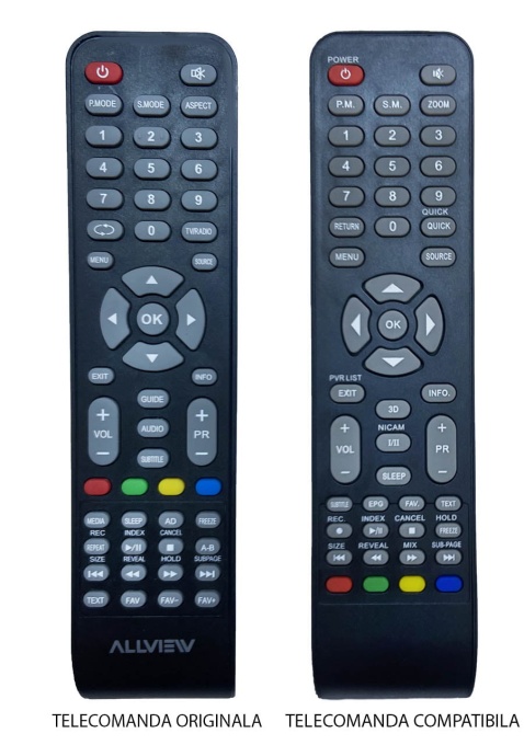 Telecomanda compatibila pentru TV Allview 32ATC6500H