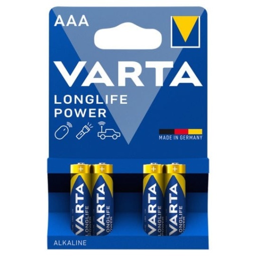 SET BATERIE R3 VARTA ALKALINA LONGLIFE BLISTER 4 BUC