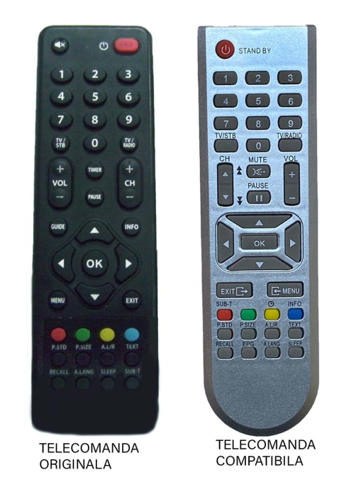 Telecomanda compatibila pentru reciver FOCUS SAT