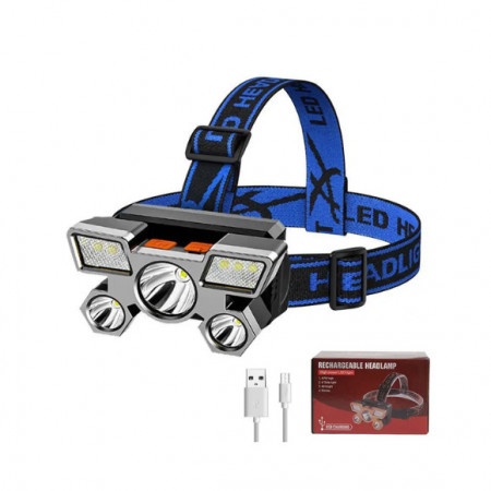 LANTERNA CAP HEADLAMP 5 LEDURI 3837