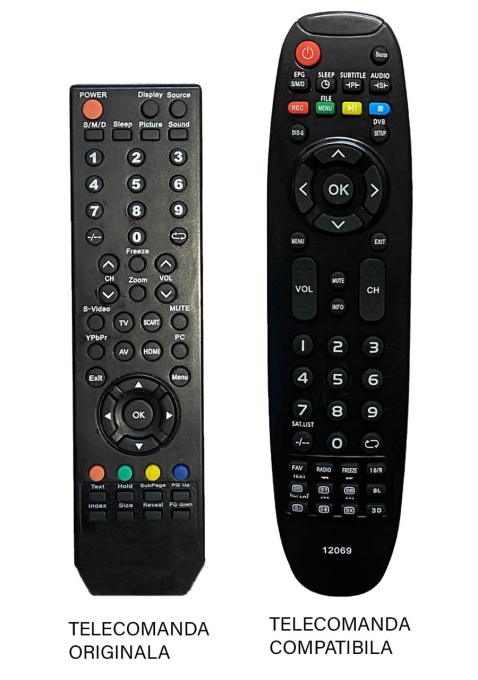 Telecomanda compatibila pentru televizor Axen – AX022LS-T2