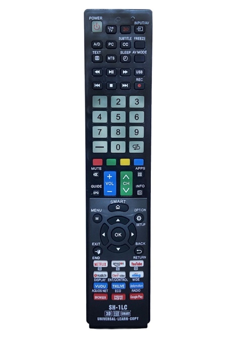 Telecomanda universala compatibila pentru modelele de Televizor Sharp SH-1LC;