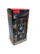 BOXA PORTABILA, KTS 1036 FM, BLUETHOOT SD, USB, INTRARE MICROFON - Img 2