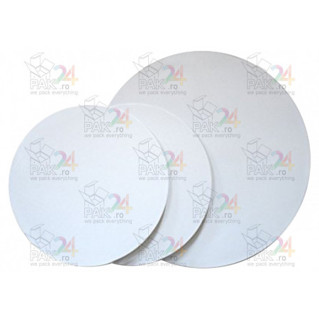 Disc carton alb 24 cm