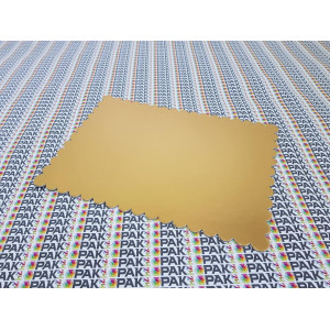 Platou carton auriu/negru  25x34 cm