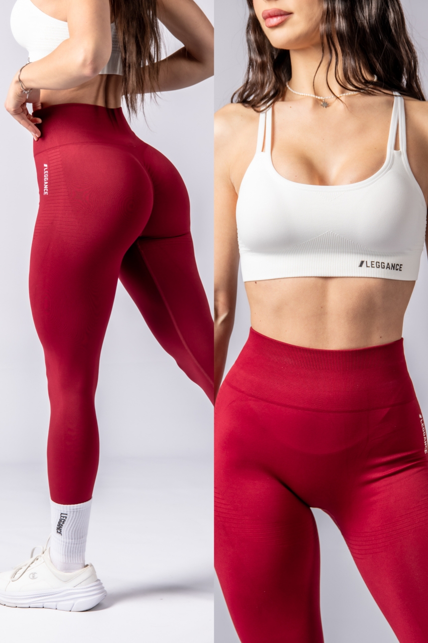 Set Shape White + Colanti SeamLift Burgundy