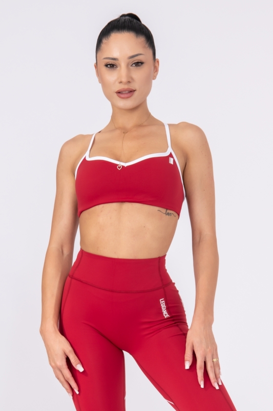Bustiera AddicFit, Ruby-Red