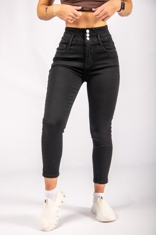 Blugi PetiteLine Denim 7/8 – Midnight Black