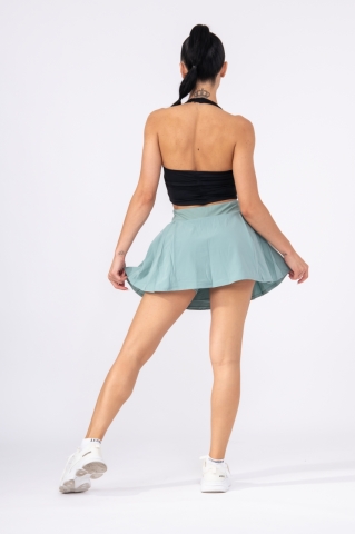 fusta sport, pantaloni integrati, leggance