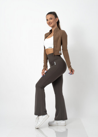 crop-top dama cu maneca lunga, leggance