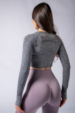 crop-top fitness, dama, leggance