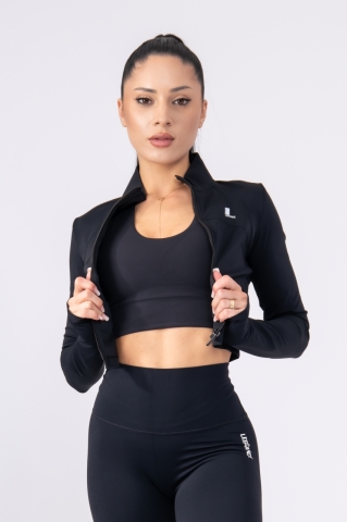 Flow Crop Jacket, Black