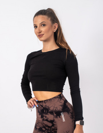 crop-top dama, leggance