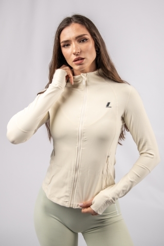 Long Jacket Flow-Motion, Ivory