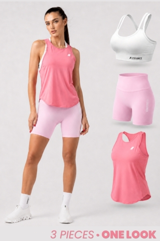 3 Pieces - ONE LOOK - Pink
