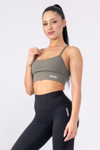 Bustiera Sport, Racer, Sage-Green