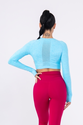crop-top dama, insertie mesh, leggance