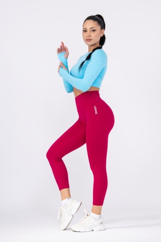 crop-top fitness, dama, leggance
