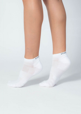 LEGGANCE Sports Sock Short, White