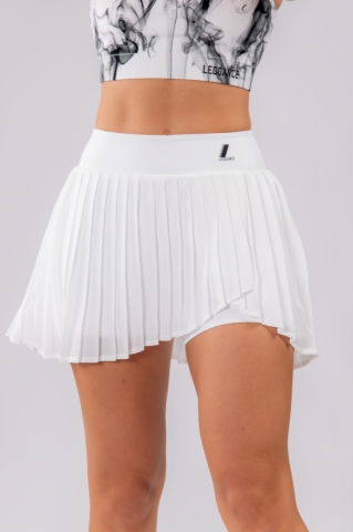 fusta sport, alba, leggance