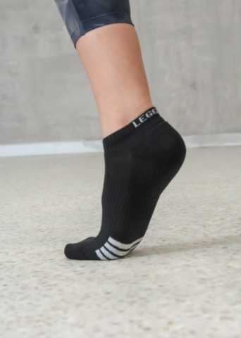 Sosete Sport , Negre - Black, Scurte - LEGGANCE